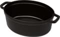 Miniatyrbillede 2 af 5: Staub - Oval Cocotte 31 cm - sort