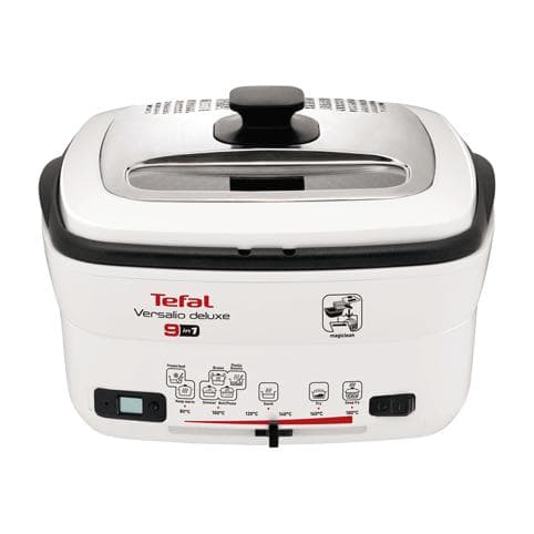 Tefal FR4950 Versalio Deluxe 9-i-1 - Fritös Vit