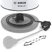 Bosch TWK3P421 Vattenkokare Svart - Vit (TWK3P421)
