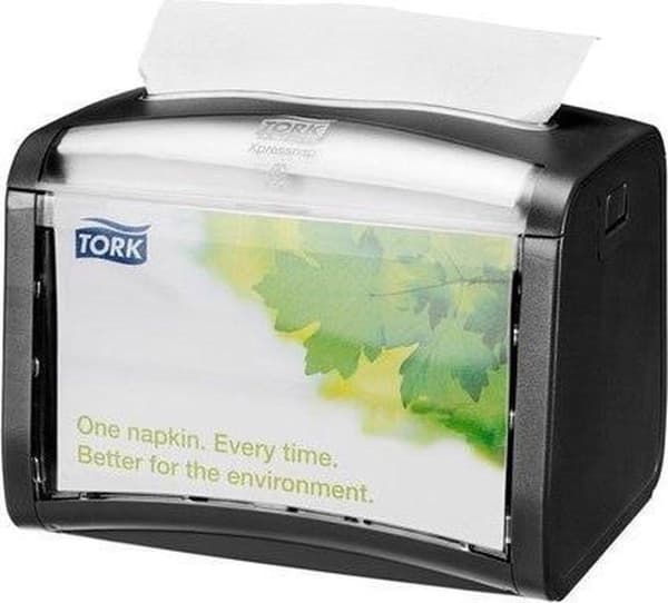 Tork Xpressnap® Bordsskiva, dispenser svart, N4 Signature Line (272611) Svart