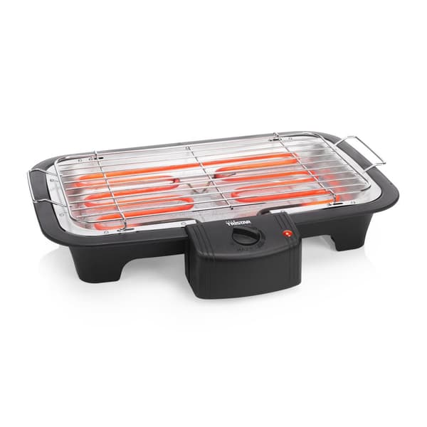 Tristar BQ-2813 Elektrisk grill - Bordgrill - Grillrist 38 x 22 cm - Sort
