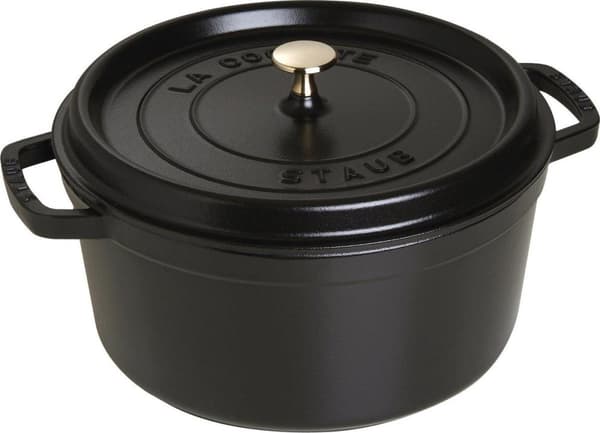 Staub Pyöreä vuoka - Ø28 cm - Musta