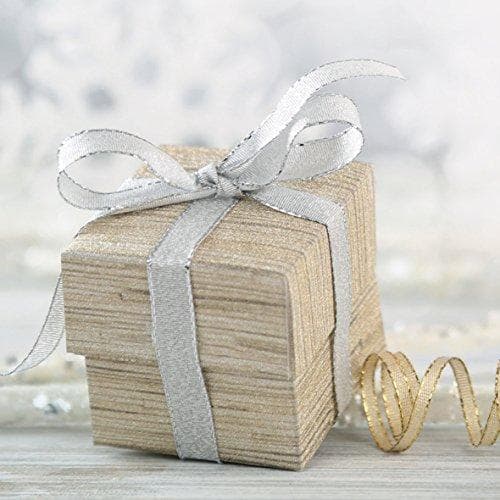 SIGEL DU135 julekuverter i bløde guld- og sølvtoner, DIN lange, 50 stk.