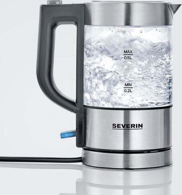 Severin WK 3472 - Minikedel - Rustfrit stål