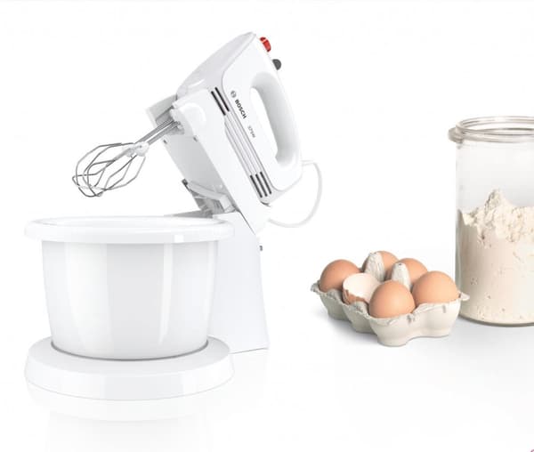 Bosch MFQ2600W CleverMixx - Håndmixer - Inkl røreskål - Hvid