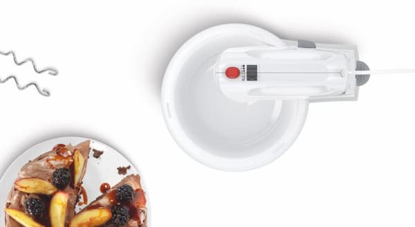 Bosch MFQ2600W CleverMixx - Håndmixer - Inkl røreskål - Hvid