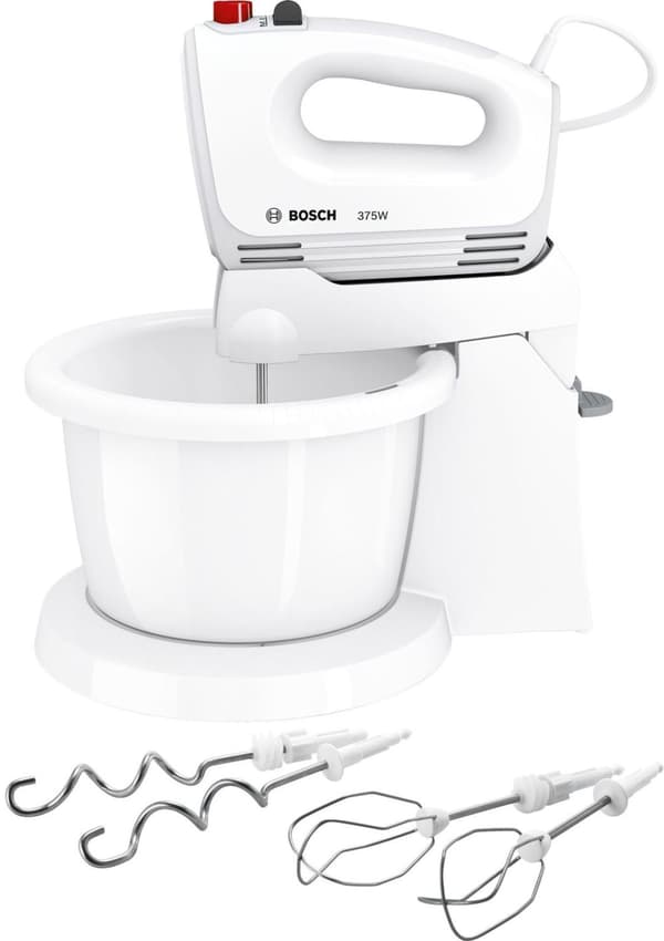 Bosch MFQ2600W CleverMixx - Håndmixer - Inkl røreskål - Hvid