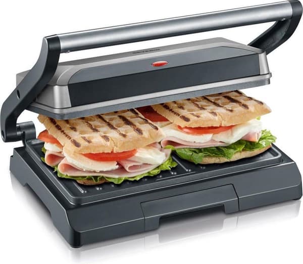 Severin KG 2394 – Kontaktgrill – Grå / sort