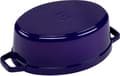 Miniatyrbillede 3 af 6: Staub Cocotte - Oval - 29 cm - Mørkeblå