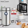 Miniatyrbild 1 av 9: ProfiCook KSW 1216 - Elektrisk kaffebryggare, 40 g innehåll, 150 watt motor, 2-vägs blad i rostfritt stål, hölje i rostfritt stål, 501216
