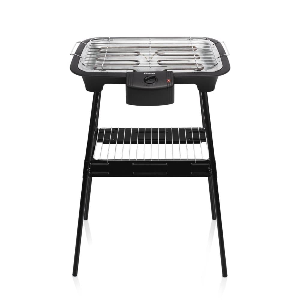 Tristar BQ-2883 Elektrisk grill stående - Kan användas som bordsgrill - Justerbar termostat - 2000 Watt