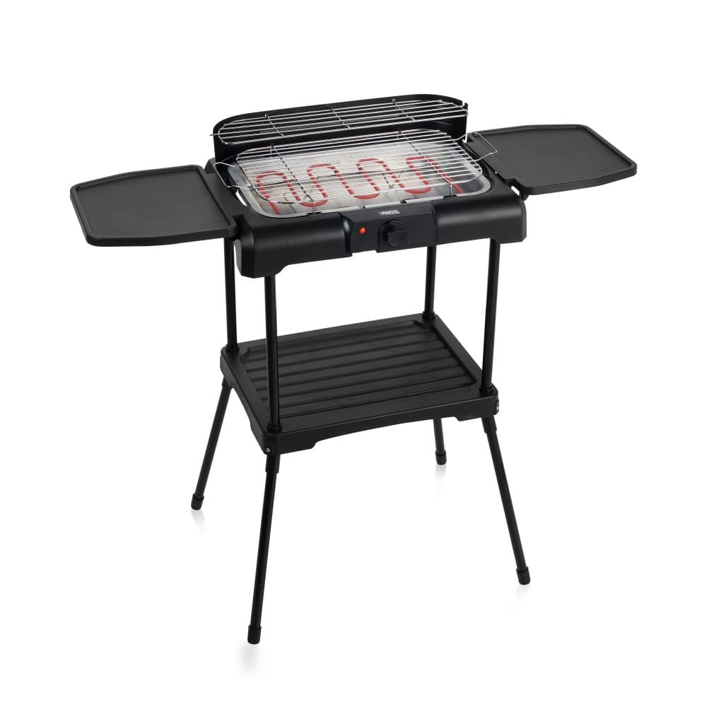Princess 112250 - Elgrill med sidohyllor - 40 x 24,5 cm