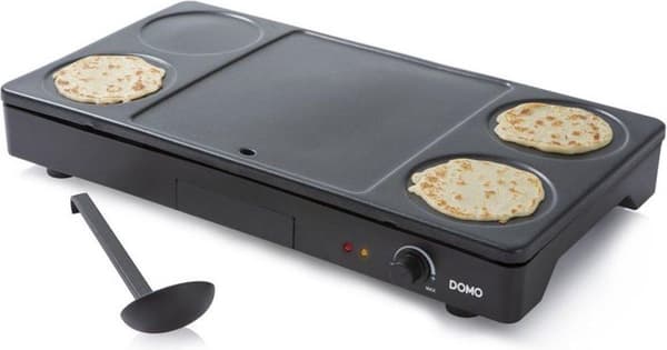 Domo DO8712W - Wok-setti - Juhlasetti grillillä - 4 pannua