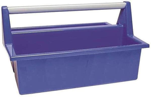 Værktøjsbakke med aluminiumshåndtag, 396x294x212 mm