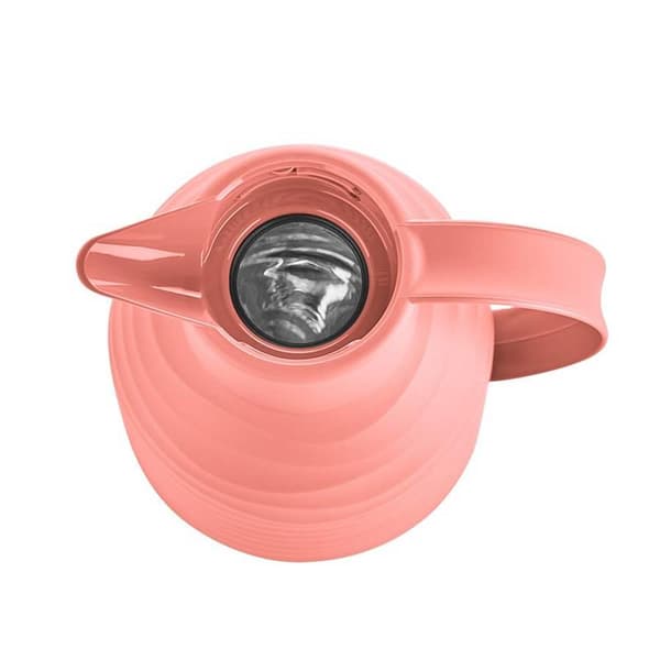 Emsa N40107 Samba Wave vakuumkande | 1,0 liter | Quick Press Plast | Isoleringskolbe af glas | Kaffekande: 12 timer varm/24 timer kold | 100% lækagesi