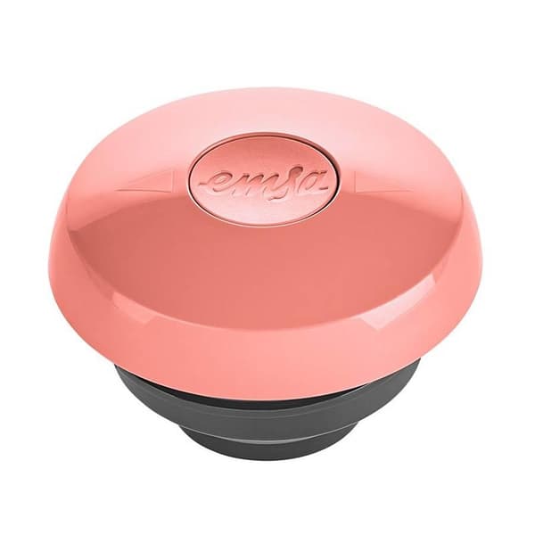 Emsa N40107 Samba Wave vakuumkande | 1,0 liter | Quick Press Plast | Isoleringskolbe af glas | Kaffekande: 12 timer varm/24 timer kold | 100% lækagesi