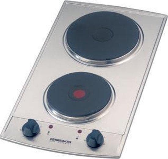 Rommelsbacher EBS 3074/E - elektrisk kogeplade - 2 kogeplader - niche - bredde: 27 cm - dybde: 50 cm - rustfrit stål (EBS3074)