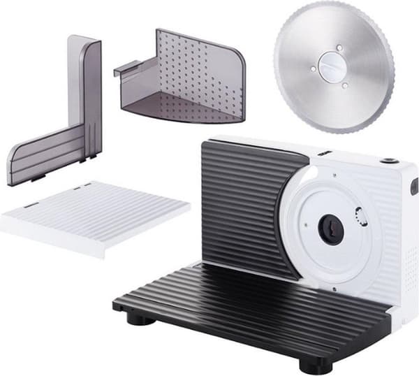 Unold Curve White -leikkuukone Sähköinen 100 W Musta, Valkoinen Muovi