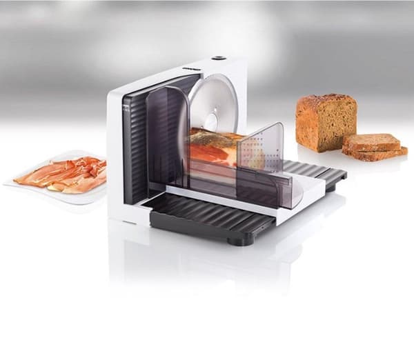 Unold Curve White -leikkuukone Sähköinen 100 W Musta, Valkoinen Muovi