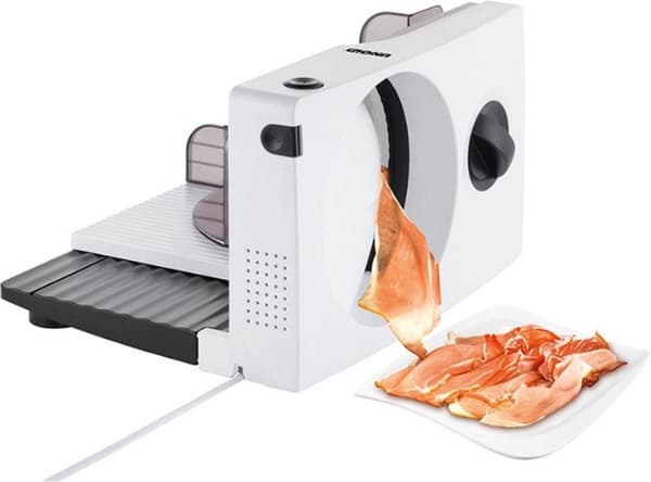 Unold Curve White -leikkuukone Sähköinen 100 W Musta, Valkoinen Muovi