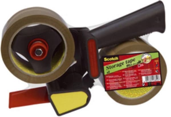 HÅNDKARTON SHUTTER 3M SCOTCH HV5066R2 MED 2 RULLER 50MMX66M BRUN