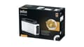 Miniatyrbild 3 av 6: Braun PurEase HT 3110 WH - Brödrost - Vit