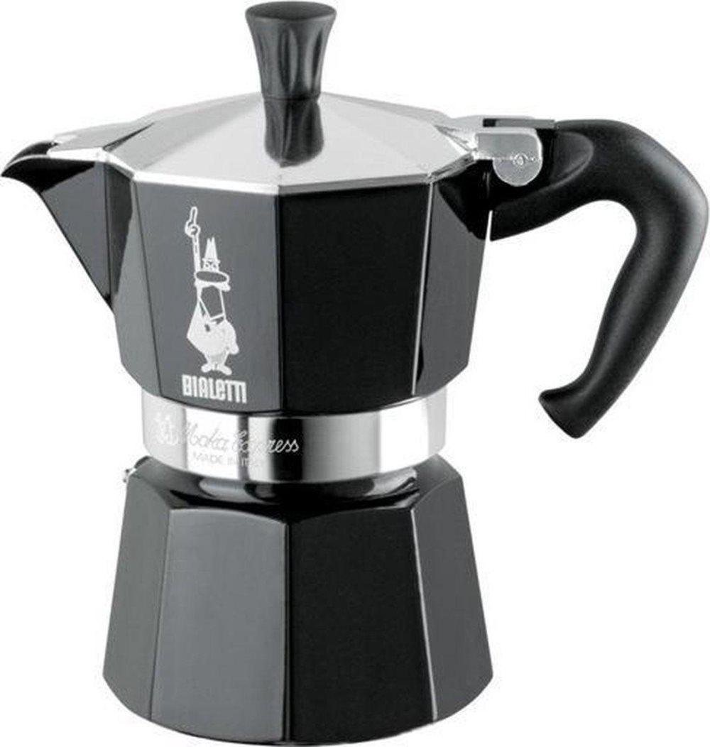 Bialetti Moka Express Black - 130ml - 3 koppar
