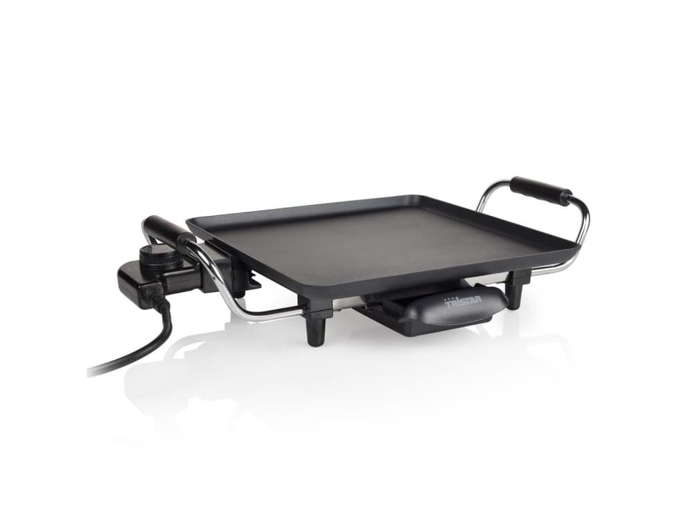 Tristar BP-2958 Stek - Stek 28 x 28 cm - Lämplig för camping - Med justerbar termostat - 800 watt