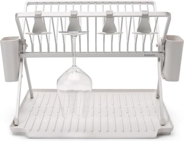 Brabantia SinkSide Dish Teline - Kokoontaittuva - Vaaleanharmaa