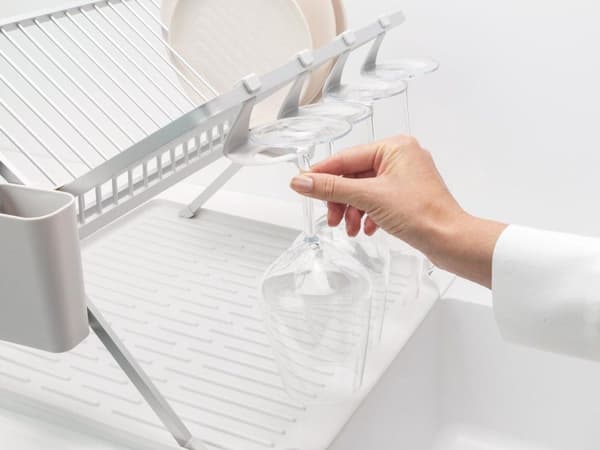 Brabantia SinkSide Dish Teline - Kokoontaittuva - Vaaleanharmaa