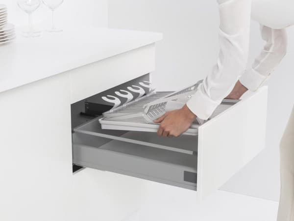 Brabantia SinkSide Dish Teline - Kokoontaittuva - Vaaleanharmaa