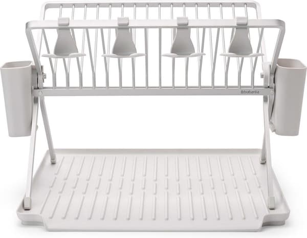 Brabantia SinkSide Dish Teline - Kokoontaittuva - Vaaleanharmaa