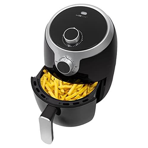 Clatronic FR 3769 H varmluftfriture, olie- og fedtfri frituregryde takket være varmluft, 1,8 liters kapacitet, til fritter, kyllingevinger og meget me