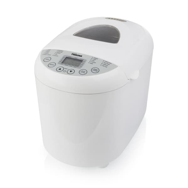 Tristar BM-4586 Brödmaskin - 19 bakprogram - 1000 gram - inkl glutenfritt program - Vit