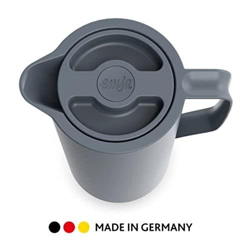 emsa vakuumkande MOTIVA, 1,0 liter, antracit i nordisk design, ergonomisk skruelåg, - 1 stk (3110600634)