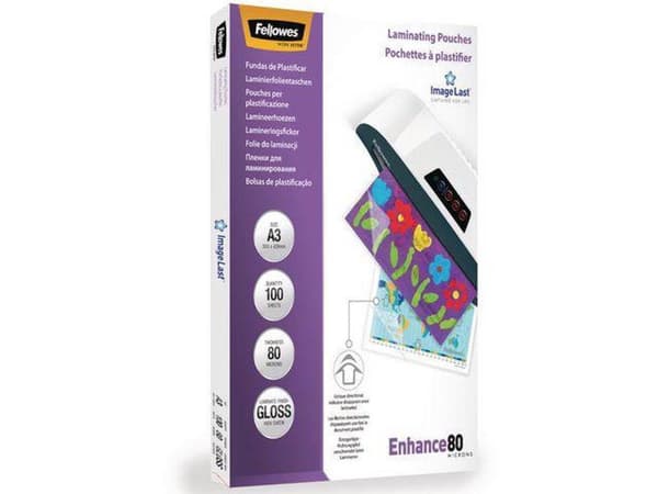 Fellowes Lamineringsfilm ImageLast A3, 80 mikron, 100 stk