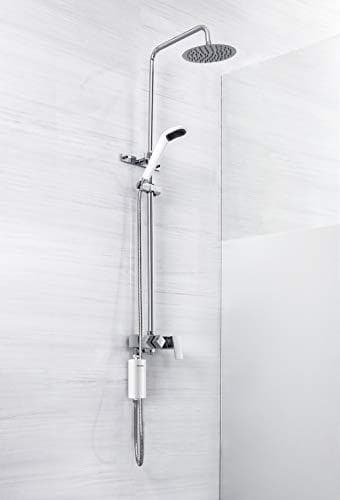 Philips AWP1775 inline brusefilter, KDF filtersystem mod resterende klor, bakterier, urenheder og kalk, vandfilter til bad og bruser