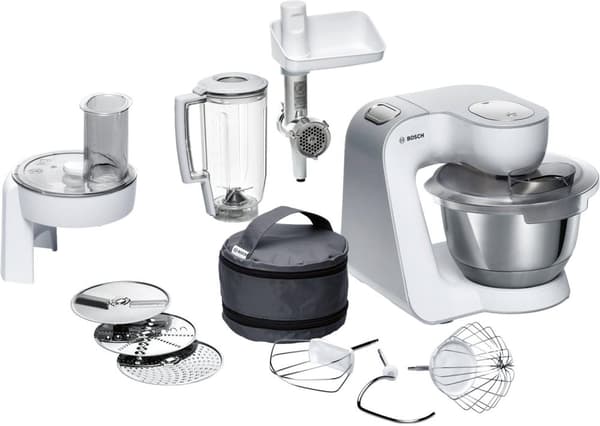 Bosch MUM5 Creationline MUM58231 - Matberedare - Vit Silver