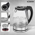 Miniatyrbild 2 av 3: Bomann WKS 6032 - Vattenkokare - 1,7L - Glas