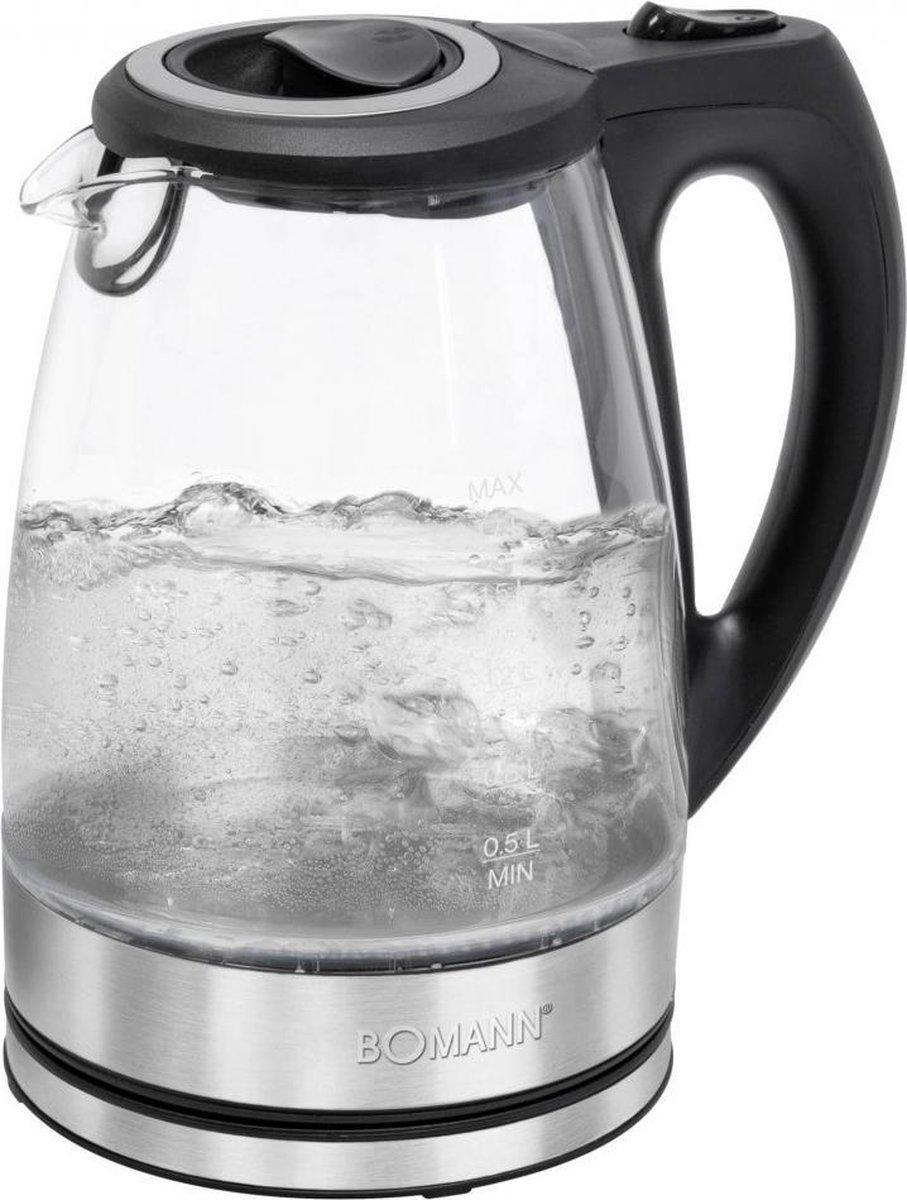 Bomann WKS 6032 - Vattenkokare - 1,7L - Glas