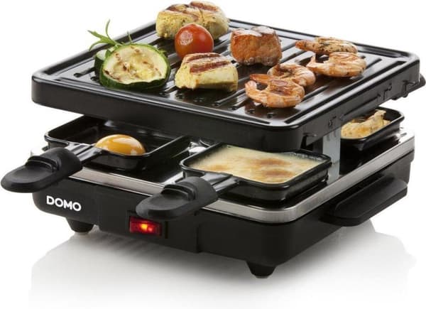 Domo DO9147G - Gourmet-setti - Raclette-setti - Kompakti - 4 hengelle