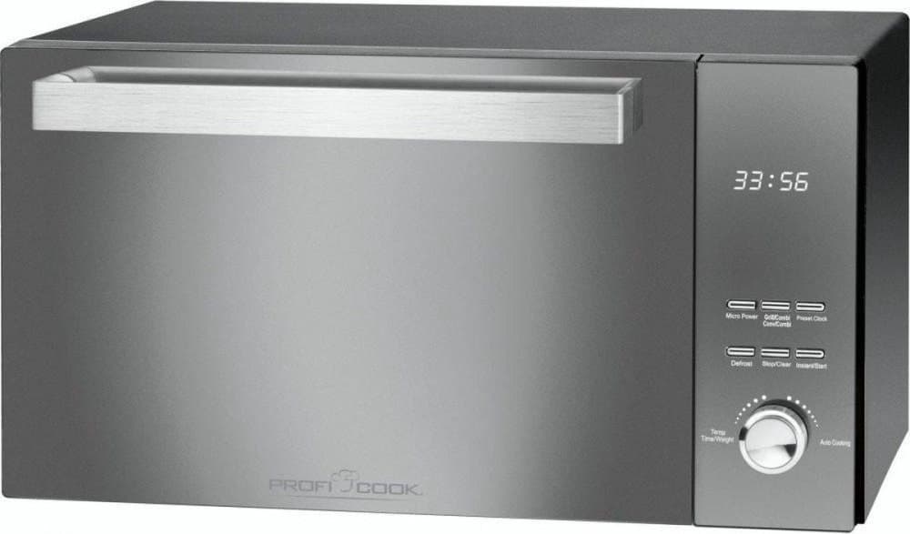 ProfiCook MWG 1204 -Fristående mikrovågsugn med grill - svart