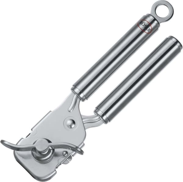 Rösle konservöppnare - Rostfritt stål - Hängbar - Silver