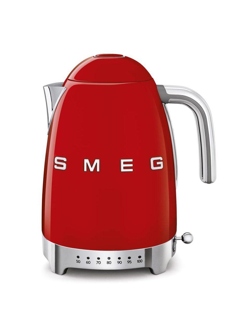 Smeg KLF04RDEU - Justerbar vattenkokare - Röd