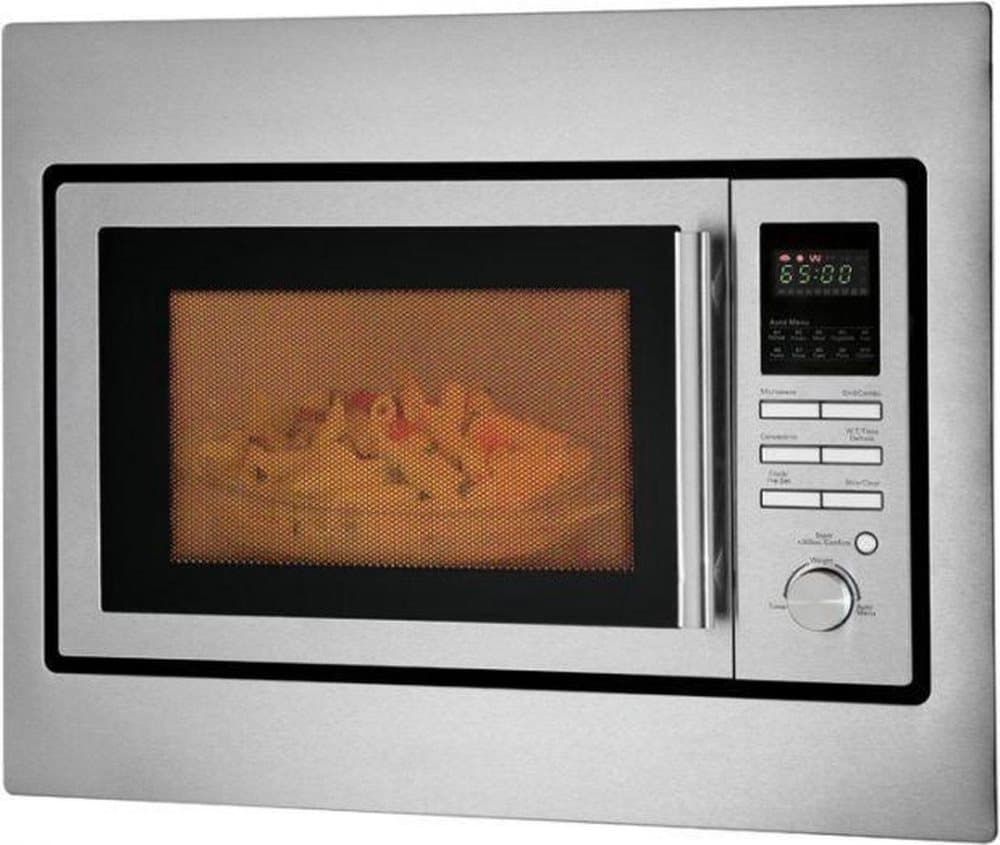 Bomann MWG 2216 H EB Edelstahl Einbau-Mikrowelle mit Grill und Heißluft