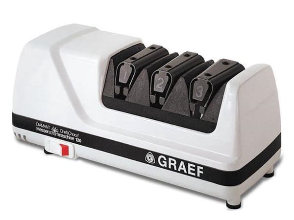 Graef CC120DE Knivvässare Vit, Svart
