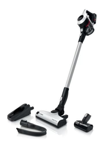 Bosch Haushalt Unlimited Sladdlös handdammsugare Inkl. mini turboborste, påslös Svart, Vit