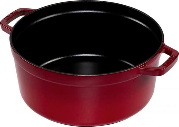 Staub Gryde - Rund - 26 cm - Kirsebær