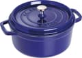 Miniatyrbild 5 av 6: Staub cocotte - rund - 24 cm - mörkblå