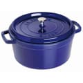 Miniatyrbild 6 av 6: Staub cocotte - rund - 24 cm - mörkblå